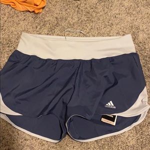 Adidas blue athletic shorts